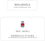 Malabaila Bric Merli Nebbiolo d'Alba 2013 Front Label
