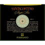 Firriato Santagostino Baglio Soria 2011 Front Label