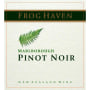 Frog Haven Pinot Noir 2011 Front Label