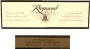 Raymond Eloquence Late Harvest Chardonnay (half-bottle) 1998 Front Label