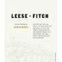 Leese-Fitch Zinfandel 2010 Front Label
