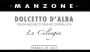 Manzone Le Ciliegie Dolcetto d'Alba 2014 Front Label