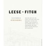 Leese-Fitch Zinfandel 2011 Front Label