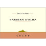 Elvio Cogno Bricco dei Merli Barbera 2013 Front Label