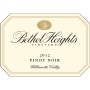 Bethel Heights Willamette Valley Pinot Noir 2012 Front Label