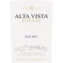 Alta Vista Estate Malbec 2013 Front Label