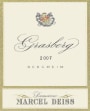 Marcel Deiss Grasberg 2007 Front Label