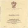 Marchesi di Gresy Barbaresco Martinenga 2010 Front Label