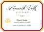 Kenneth Volk Santa Maria Cuvee Pinot Noir 2012 Front Label