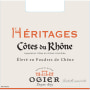 Ogier Heritages Cotes du Rhone Rouge 2013 Front Label