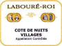 Laboure Roi Cotes de Nuits Villages 1996 Front Label