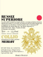 Marco Felluga Russiz Superiore Collio Merlot 2012 Front Label