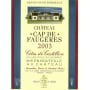 Chateau Cap de Faugeres  2003 Front Label