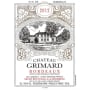 Chateau Grimard  2012 Front Label
