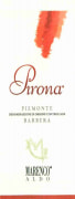 Aldo Marenco Pirona Piemonte Barbera 2012 Front Label