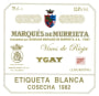 Marques de Murrieta Ygay Etiqueta Blanca 1982 Front Label