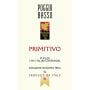 Poggio Basso Primitivo 2012 Front Label