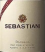 Sebastiani Barbera 1996 Front Label