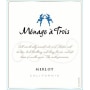 Menage a Trois Merlot 2013 Front Label