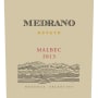 Medrano Estate Malbec 2013 Front Label