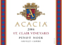 Acacia St. Clair Vineyard Pinot Noir 2004 Front Label