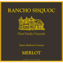 Rancho Sisquoc Merlot 2012 Front Label