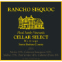 Rancho Sisquoc Cellar Select Meritage 2011 Front Label