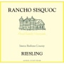 Rancho Sisquoc Santa Barbara County Riesling 2013 Front Label
