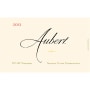 Aubert UV-SL Vineyard Chardonnay (1.5 Liter Magnum) 2012 Front Label