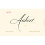 Aubert Sugar Shack Estate Chardonnay (1.5L Magnum) 2012 Front Label