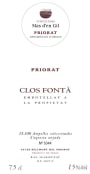 Mas d'en Gil Clos Fonta 2009 Front Label