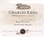 Charles Krug Sauvignon Blanc 1998 Front Label