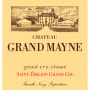 Chateau Grand Mayne  2012 Front Label