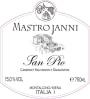 Mastrojanni Toscana San Pio 2011 Front Label