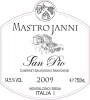 Mastrojanni Toscana San Pio 2009 Front Label