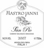Mastrojanni Toscana San Pio 2007 Front Label