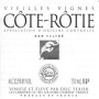 Eric Texier Cote Rotie Vieilles Vignes 2001 Front Label