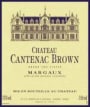 Chateau Cantenac Brown  1996 Front Label