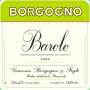 Borgogno Barolo 2006 Front Label