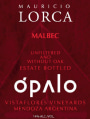 Mauricio Lorca Opalo Malbec 2005 Front Label