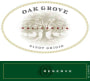 Oak Grove Family Reserve Pinot Grigio 2011  Front Label