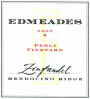 Edmeades Perli Vineyard Zinfandel 2005  Front Label