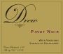 Drew Weir Vineyard Pinot Noir 2007  Front Label