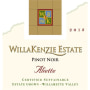 WillaKenzie Estate Aliette Pinot Noir 2012 Front Label