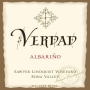 Verdad Sawyer Lindquist Vineyard Albarino 2013 Front Label