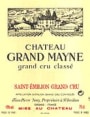 Chateau Grand Mayne  1996 Front Label