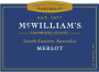 McWilliam's  Hanwood Estates Merlot 2007 Front Label