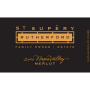St. Supery Rutherford Merlot 2010 Front Label
