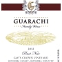 Guarachi Family Wines Gap's Crown Pinot Noir 2012 Front Label
