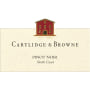 Cartlidge & Browne Pinot Noir 2012 Front Label